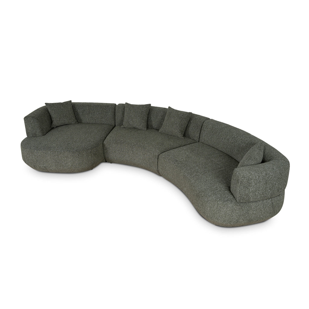 Modular Left Chaise Sofa - Canopy Green