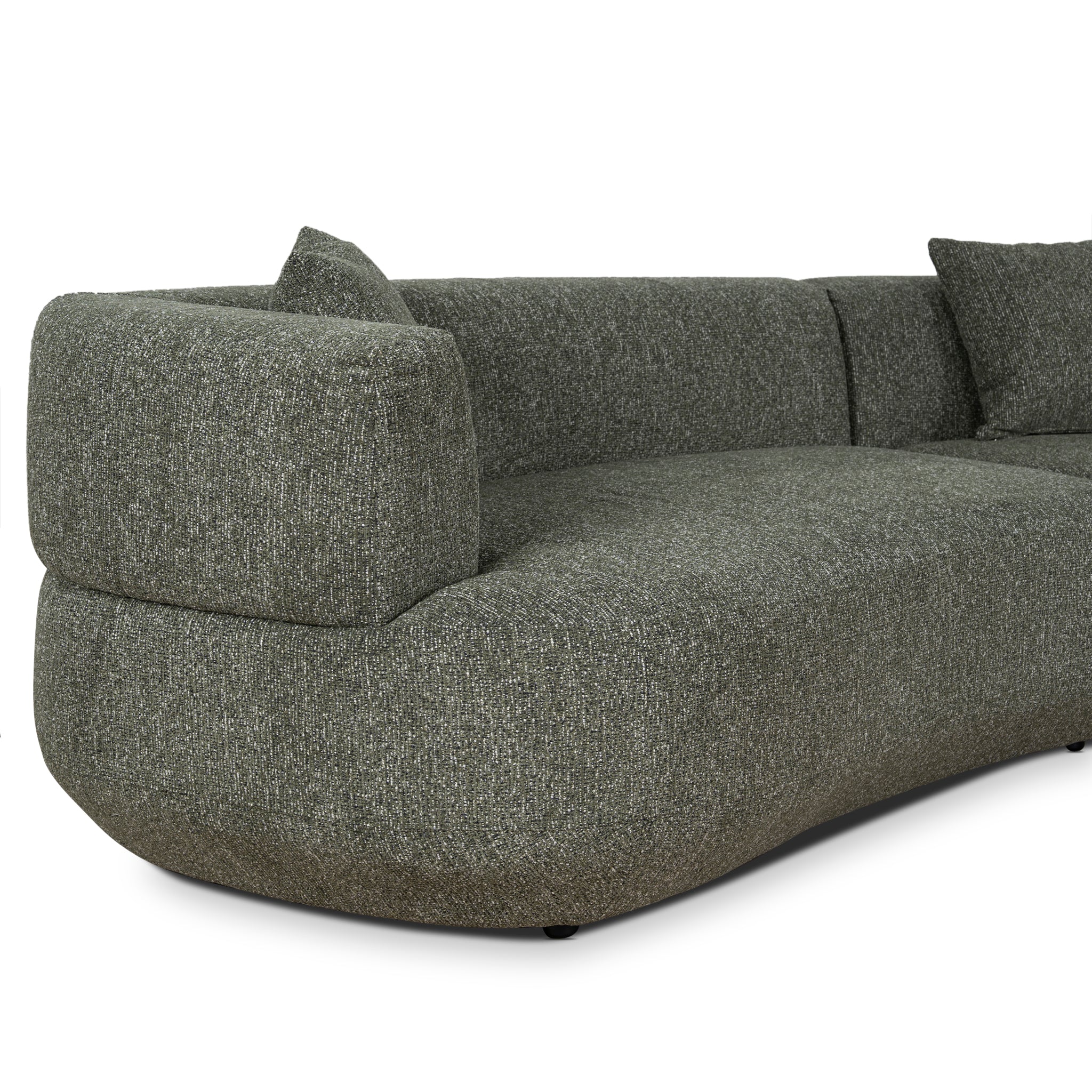 Modular Right Chaise Sofa - Canopy Green