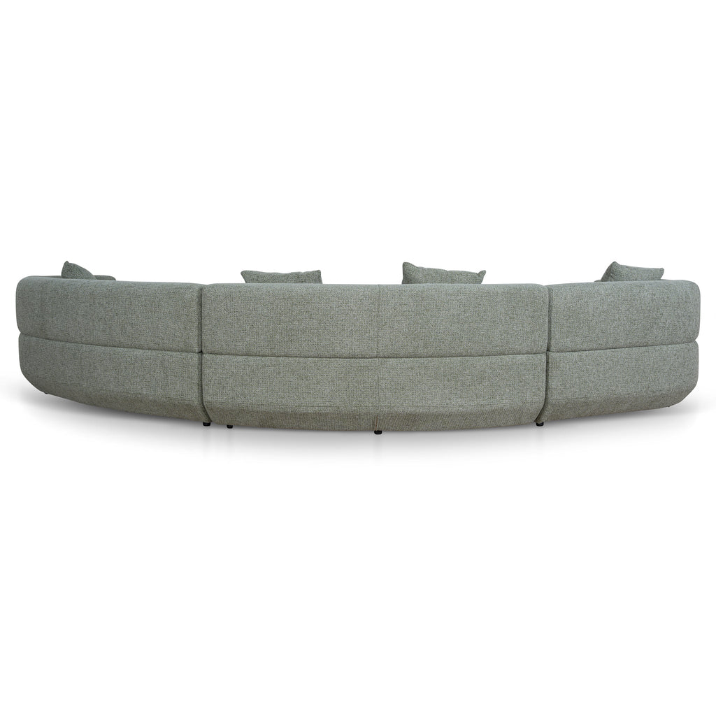 Modular Left Chaise Sofa - Coral Light Green