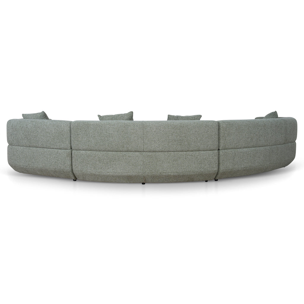 Modular Right Chaise Sofa - Coral Light Green