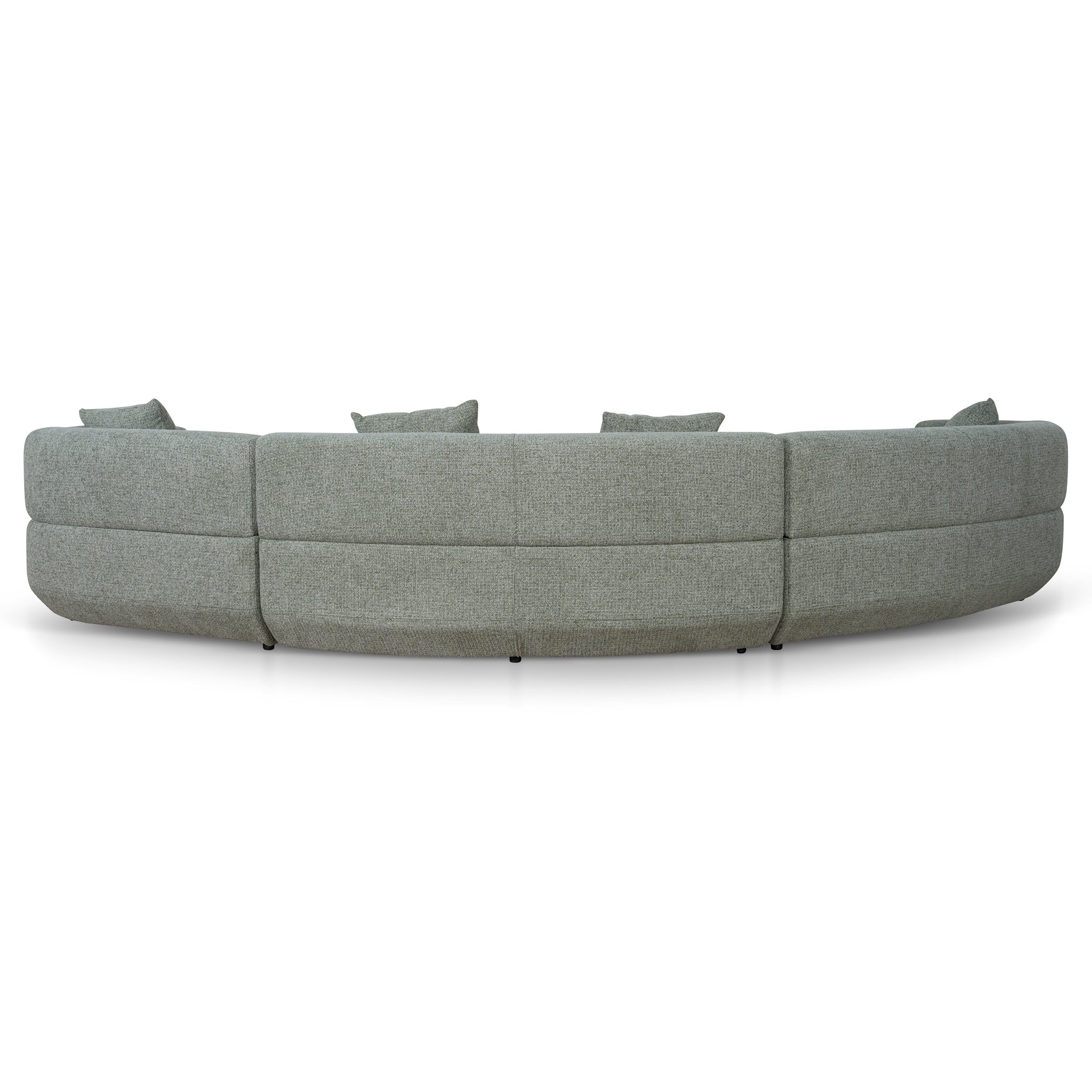 Modular Right Chaise Sofa - Coral Light Green