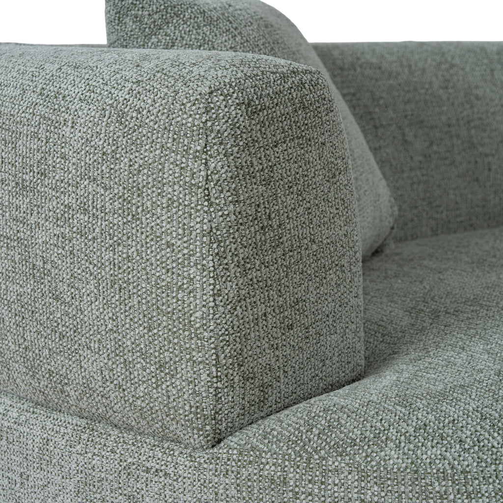 Modular Right Chaise Sofa - Coral Light Green