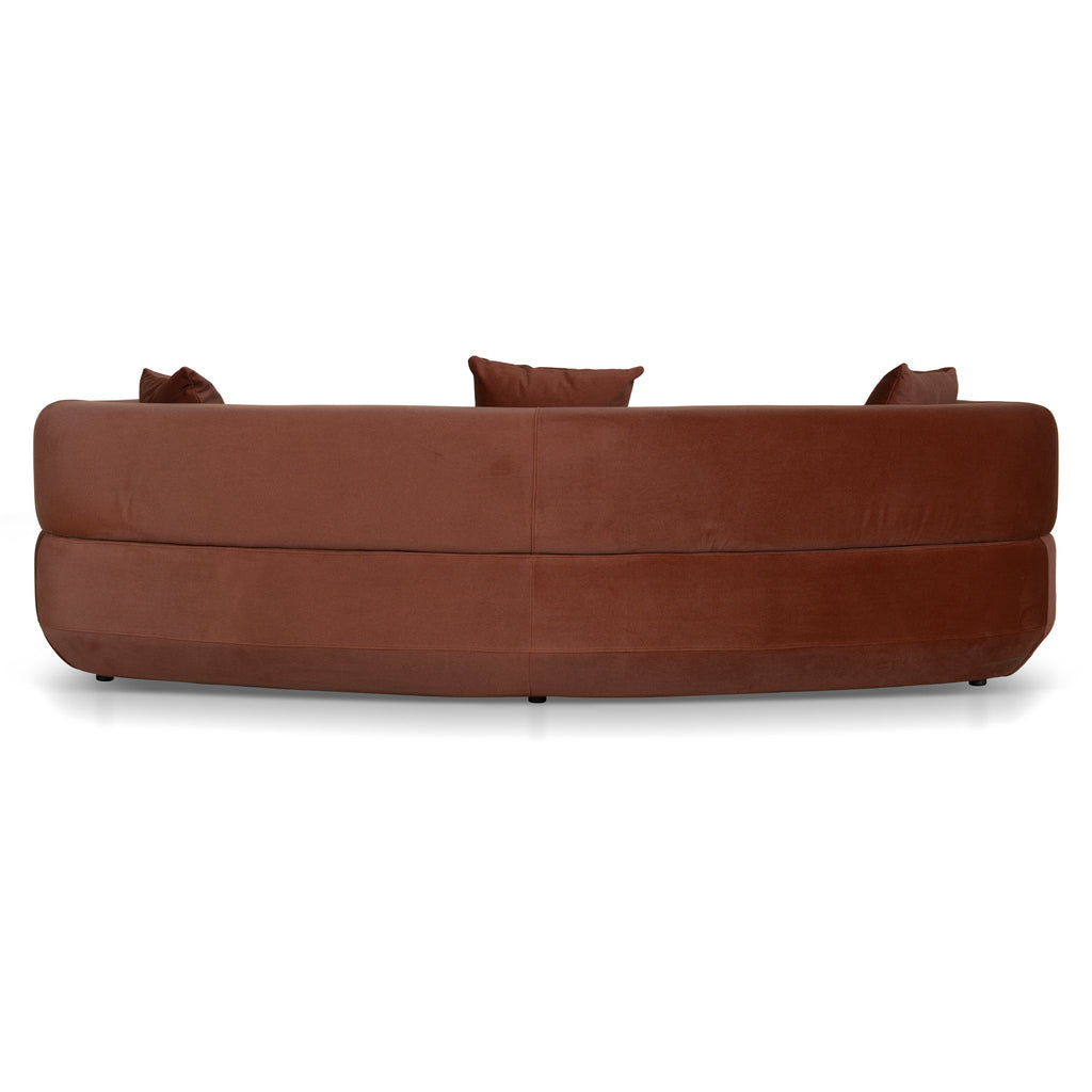 3 Seater Sofa - Burnt Brown