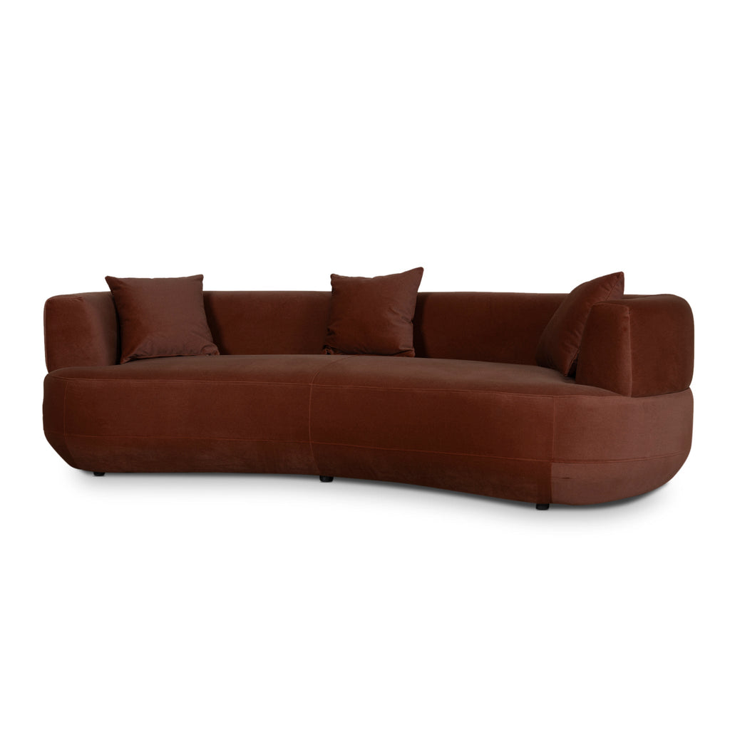 3 Seater Sofa - Burnt Brown