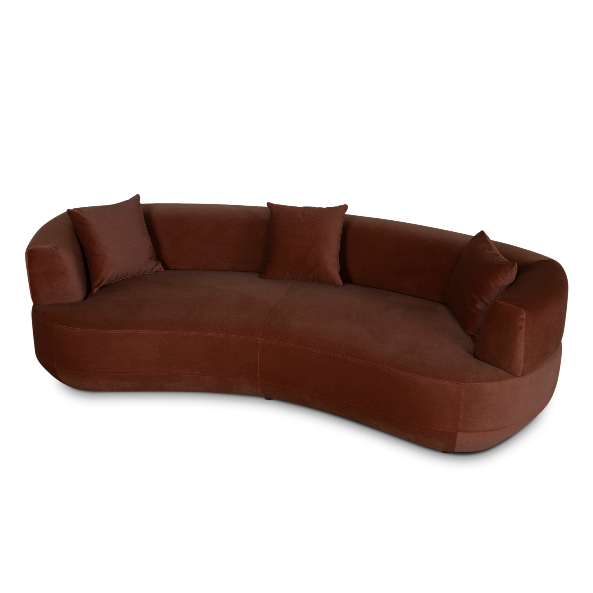 3 Seater Sofa - Burnt Brown