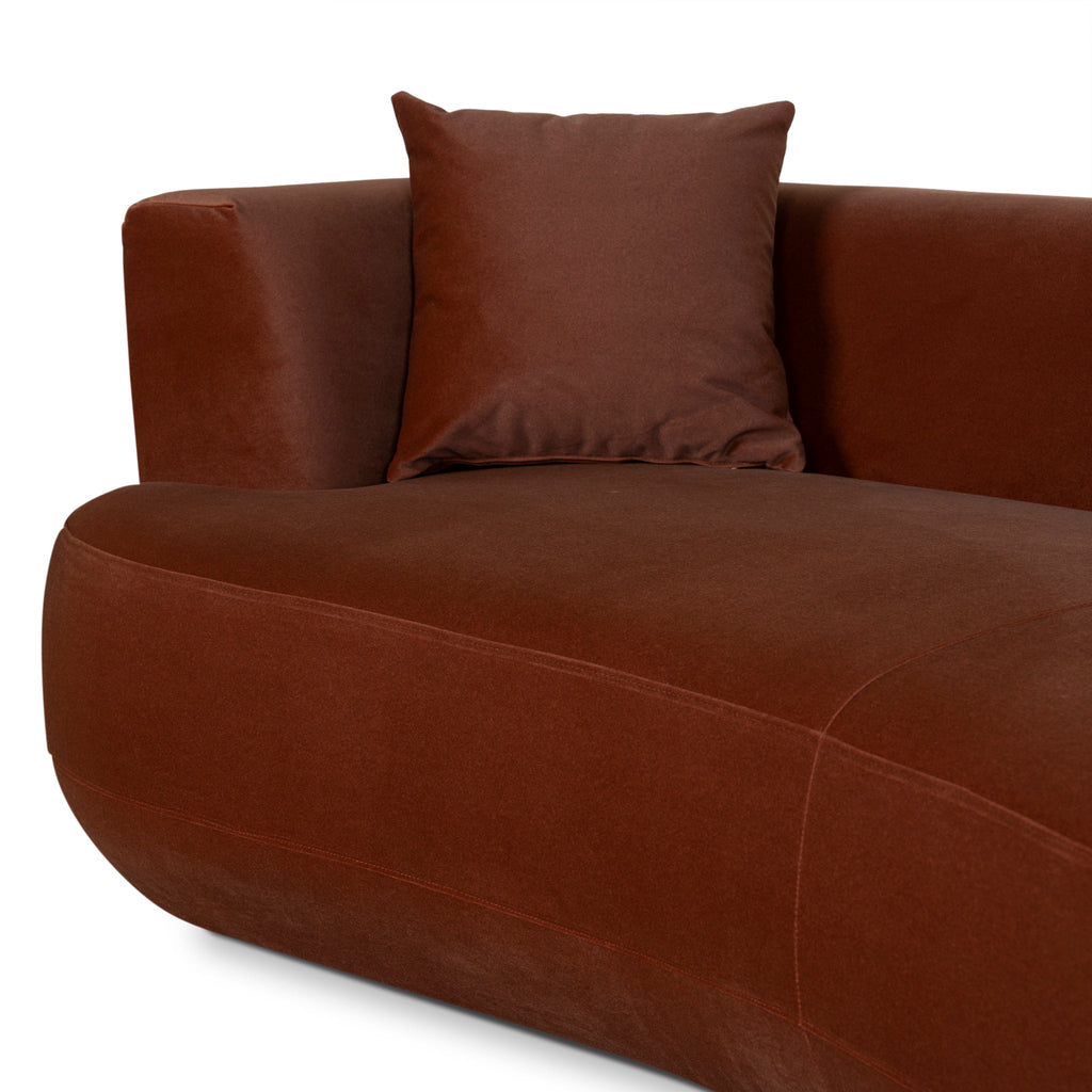 3 Seater Sofa - Burnt Brown