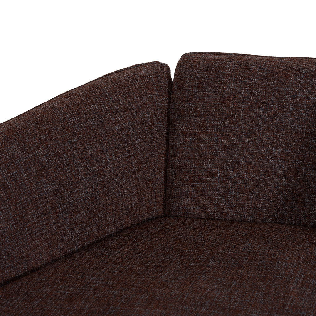 Right Open Sofa - Moss Brown