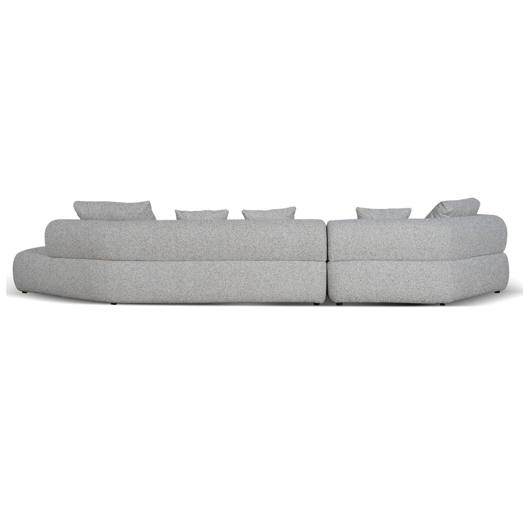 Right Chaise Corner Sofa - Noah Silver Lining