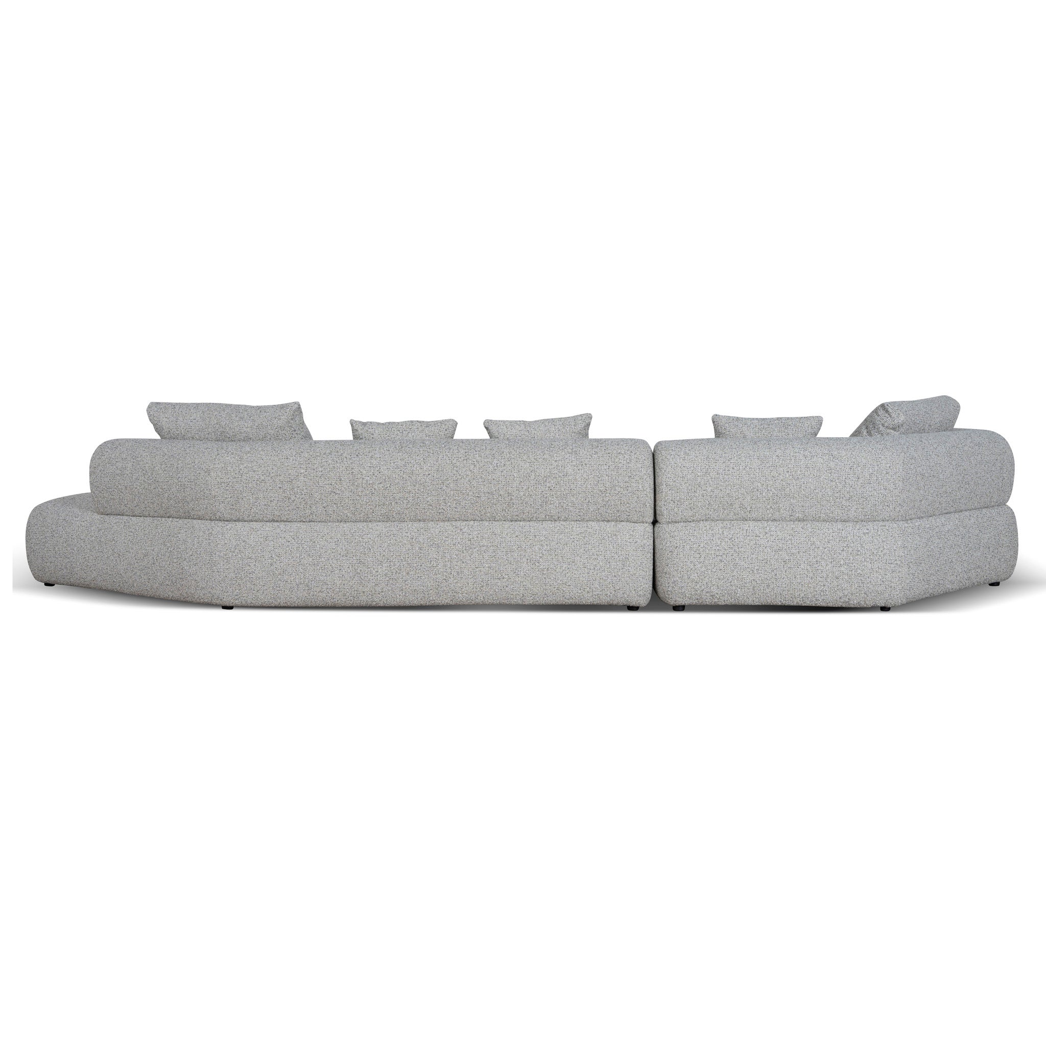 Right Chaise Corner Sofa - Noah Silver Lining