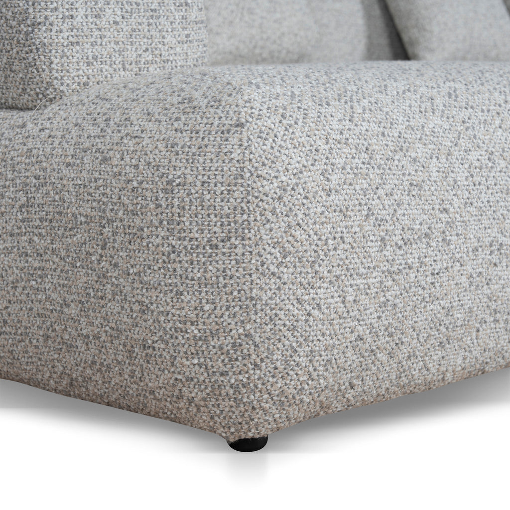 Right Chaise Corner Sofa - Noah Silver Lining