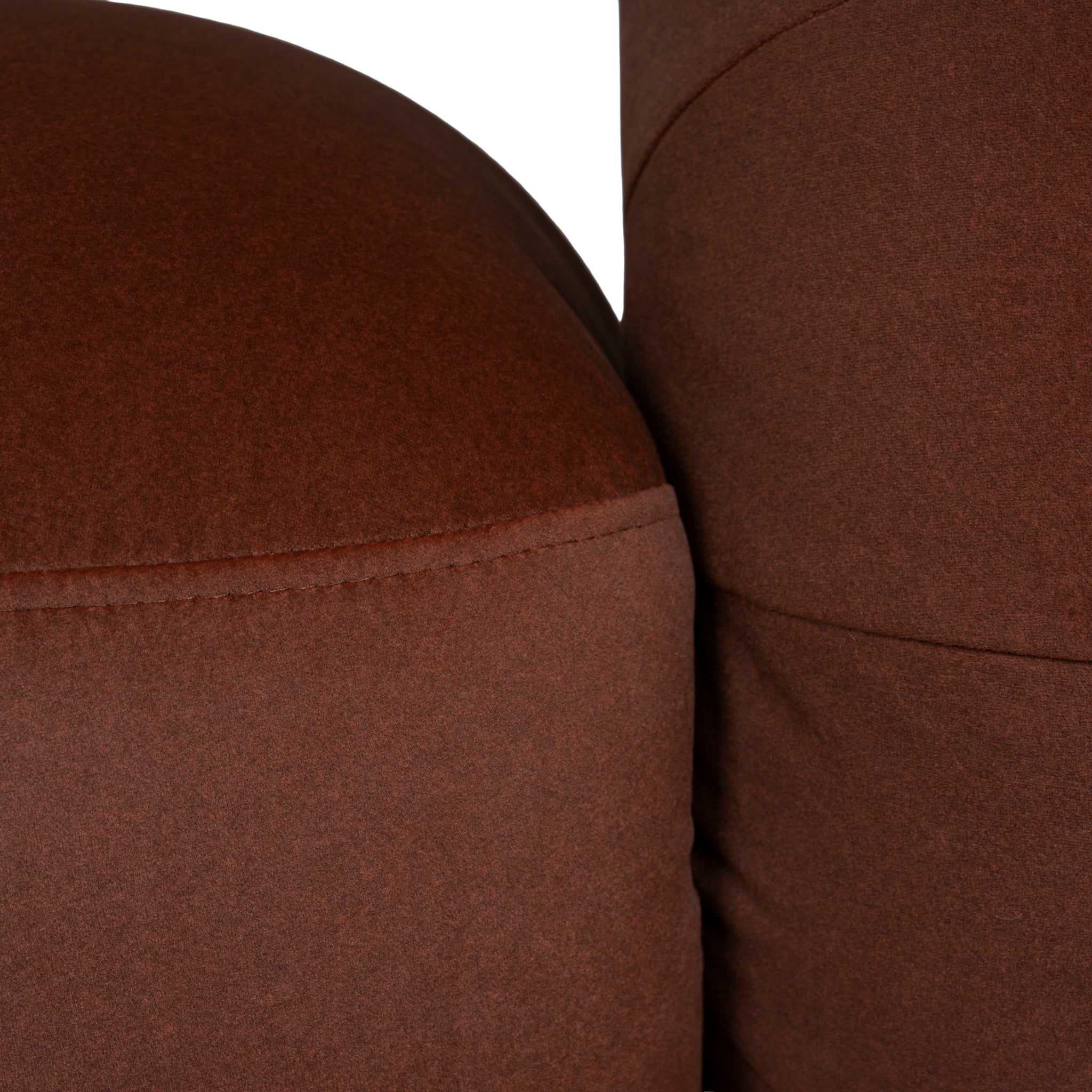 Swivel Armchair - Burnt Brown