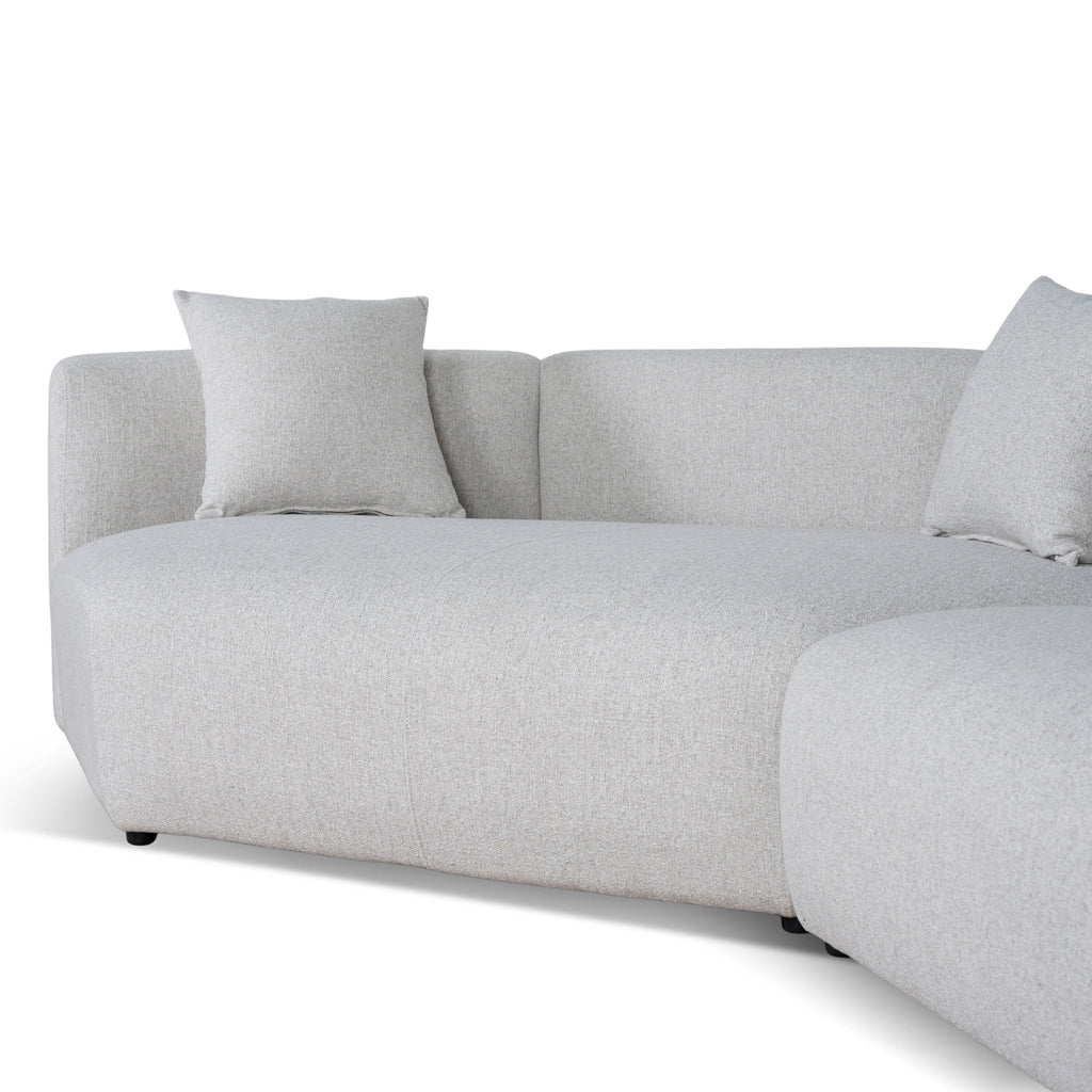 Right Arm Corner Sofa - Textured Beige