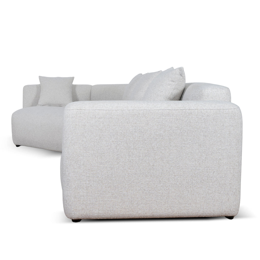 Right Arm Corner Sofa - Textured Beige