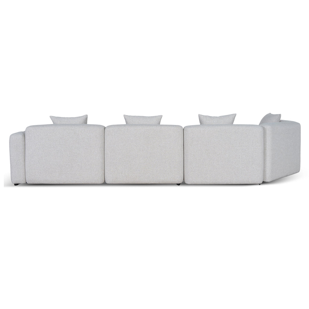 Right Arm Corner Sofa - Textured Beige