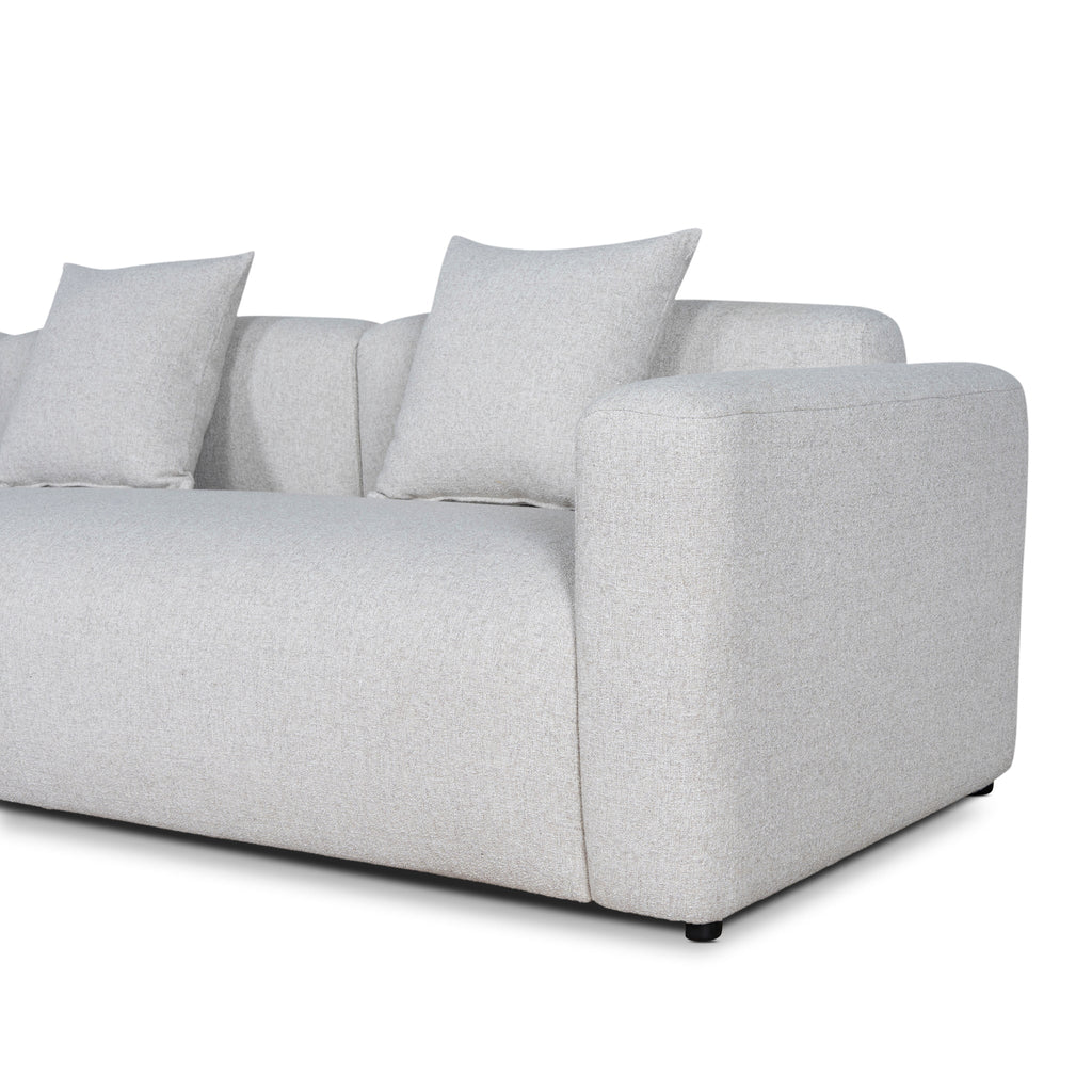 Right Arm Corner Sofa - Textured Beige