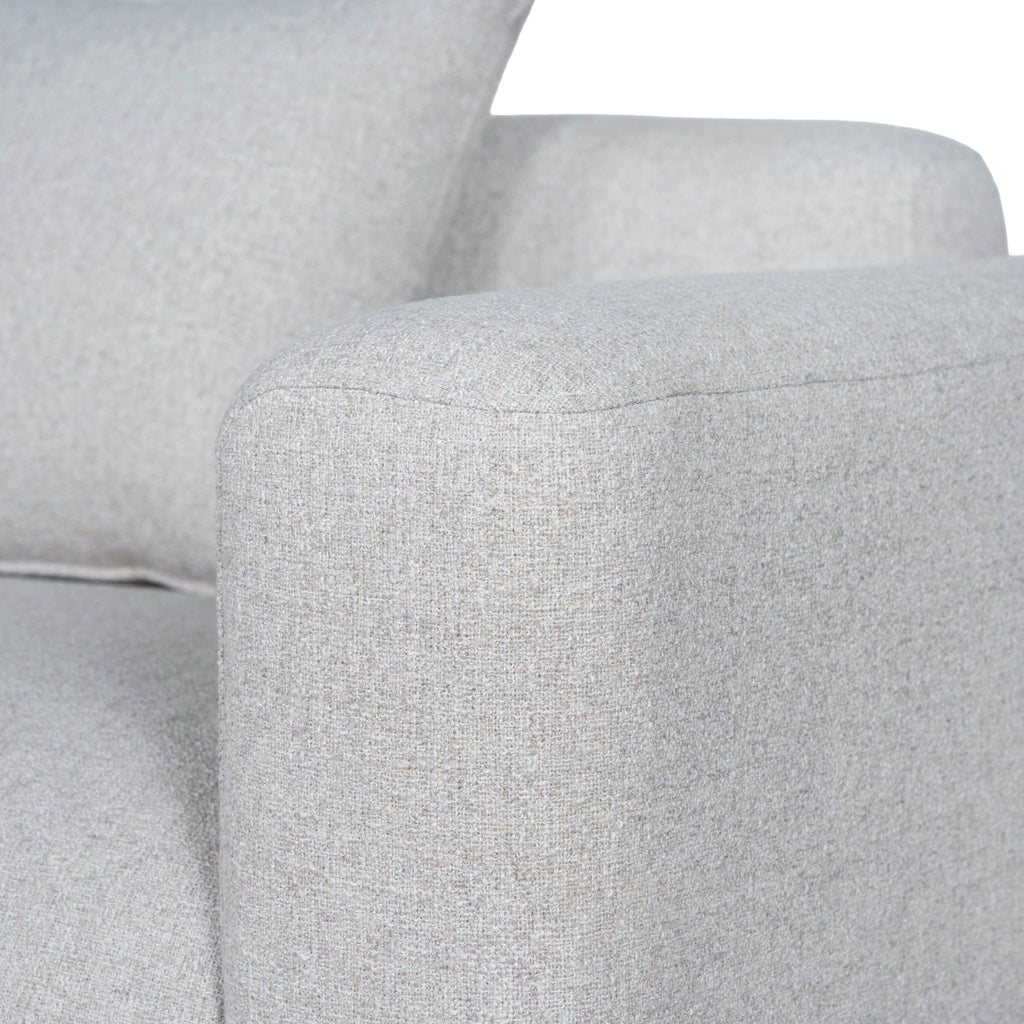 Right Arm Corner Sofa - Textured Beige