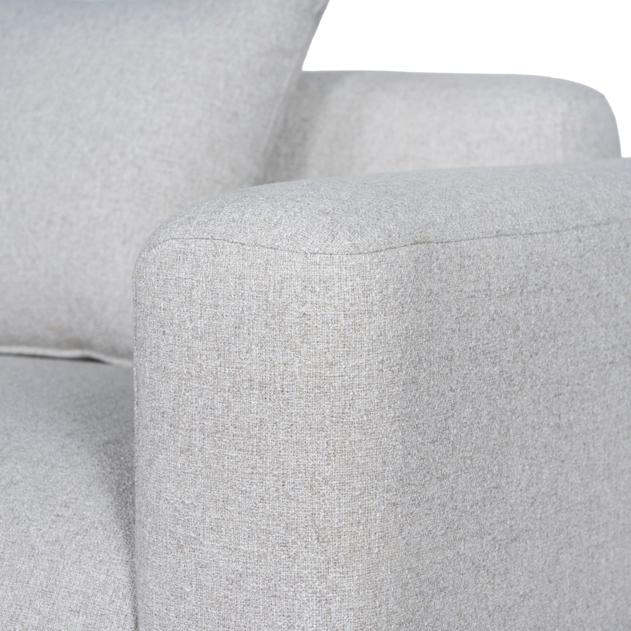 Right Arm Corner Sofa - Textured Beige