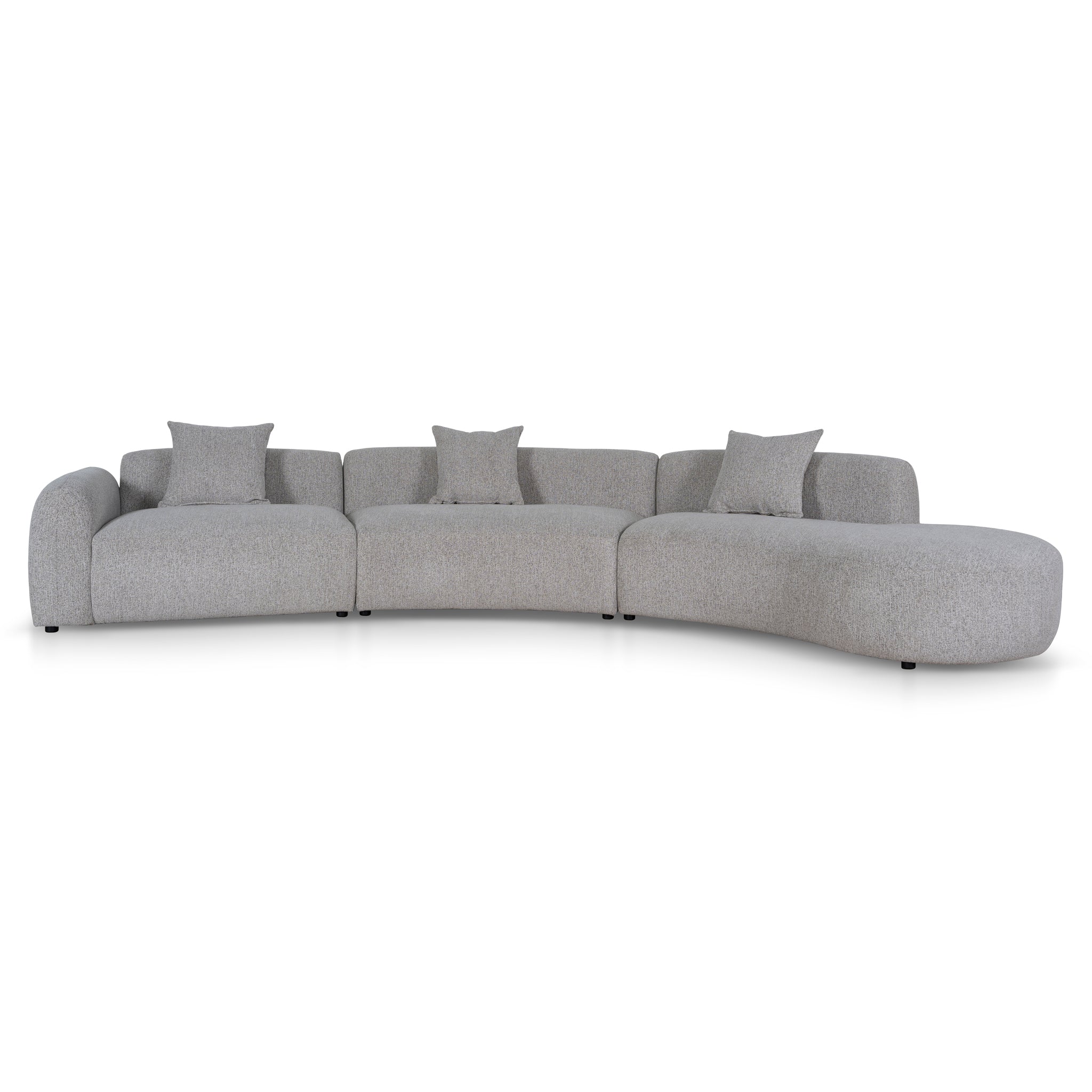 Right Chaise Modular Sofa - Mushroom Beige
