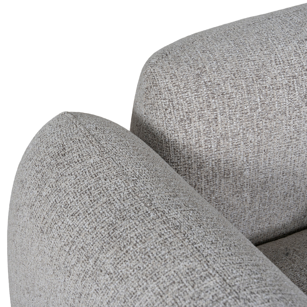 Right Chaise Modular Sofa - Mushroom Beige