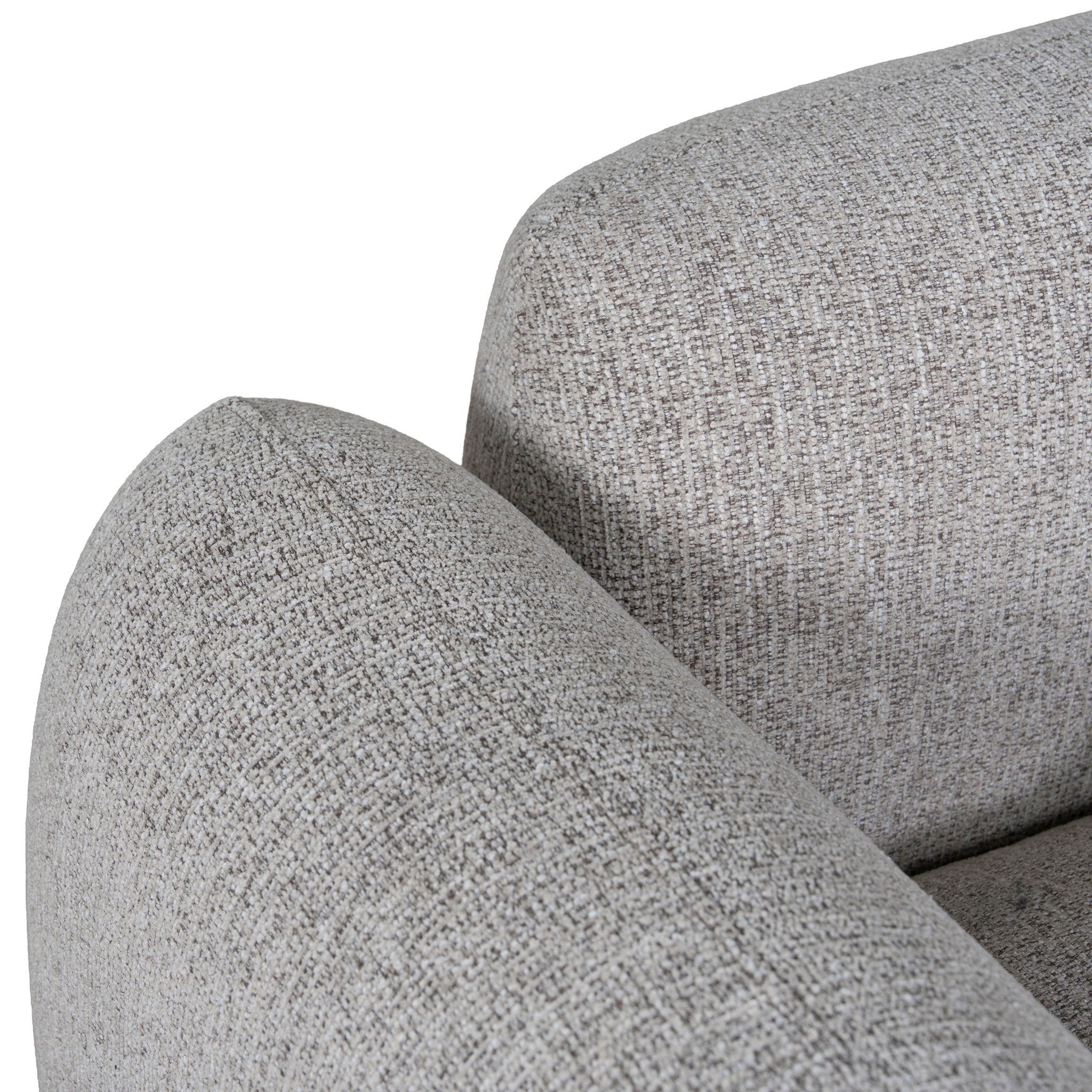 Right Chaise Modular Sofa - Mushroom Beige