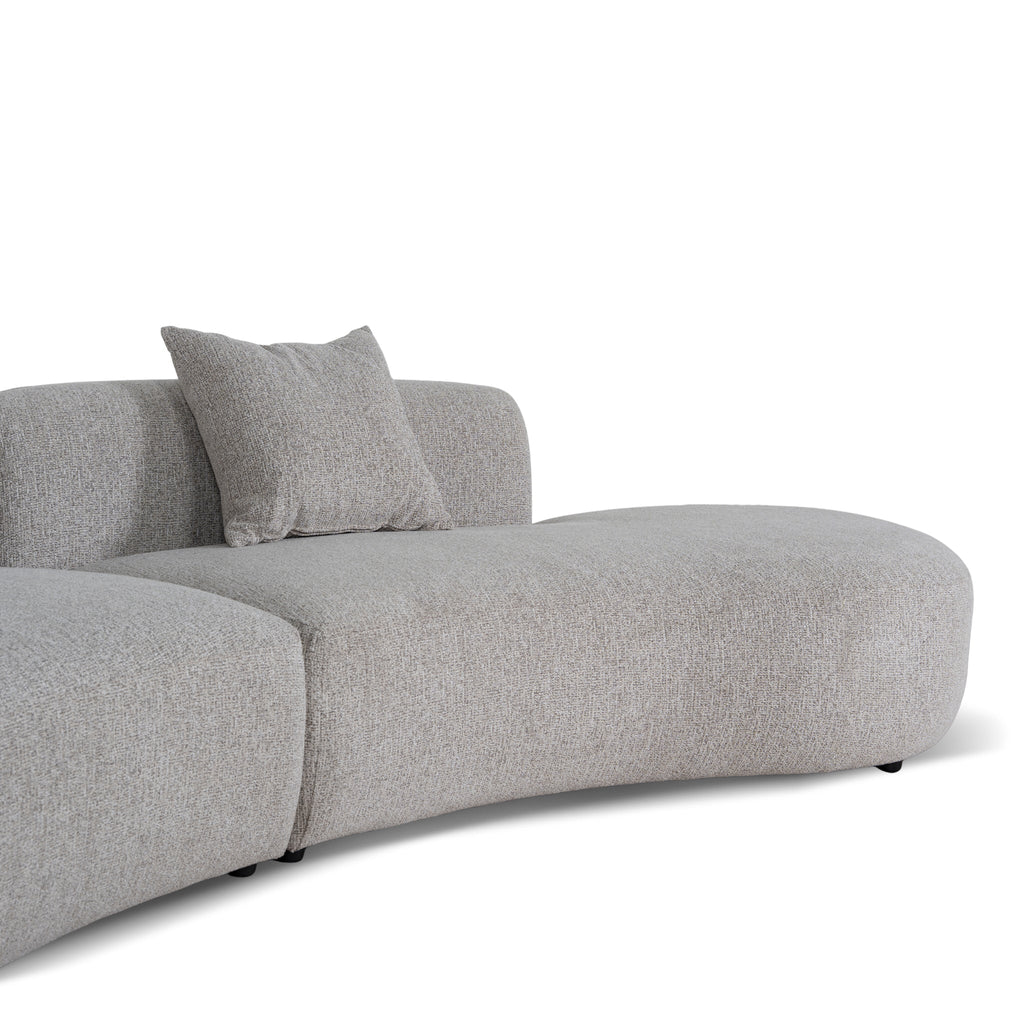 Right Chaise Modular Sofa - Mushroom Beige