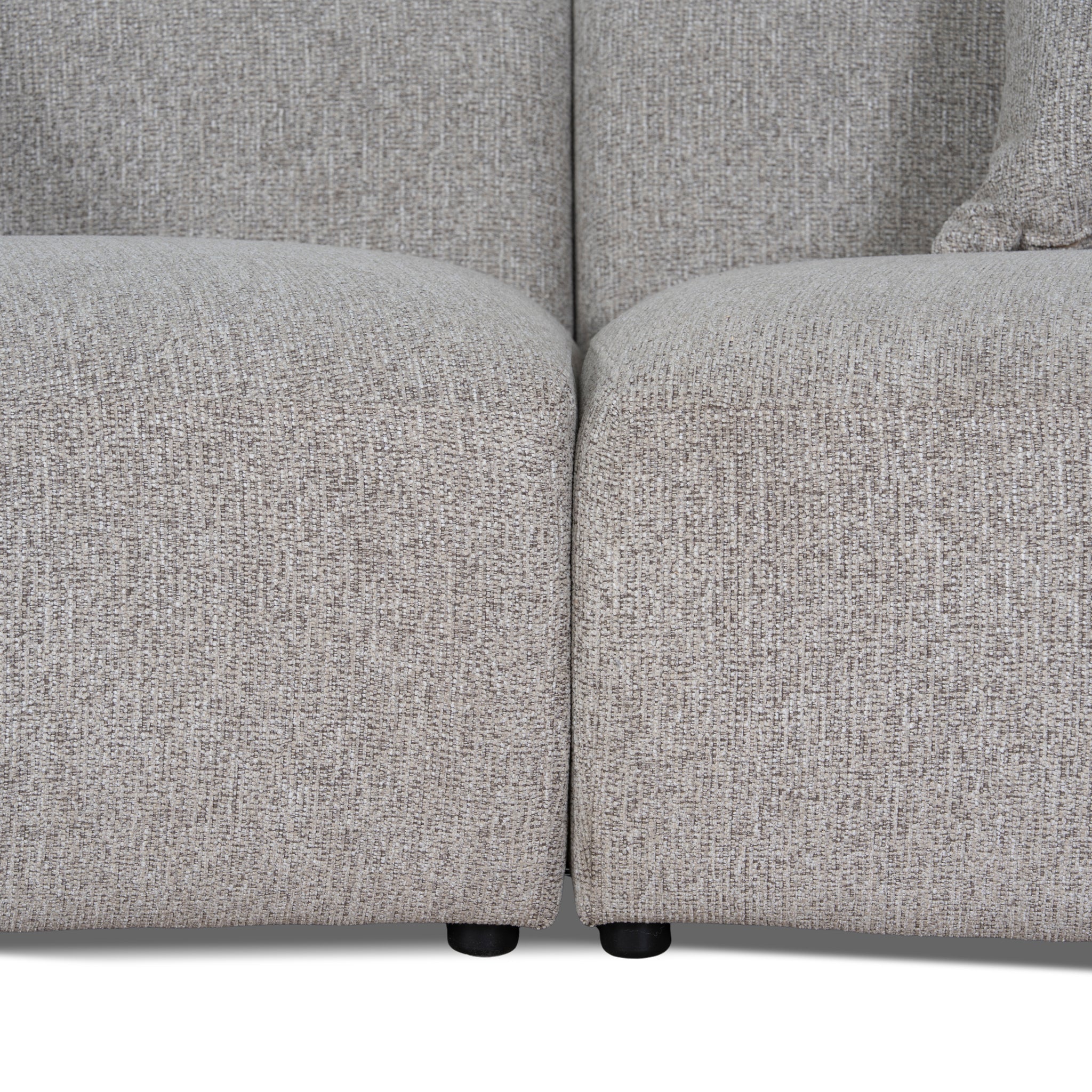 Right Chaise Modular Sofa - Mushroom Beige