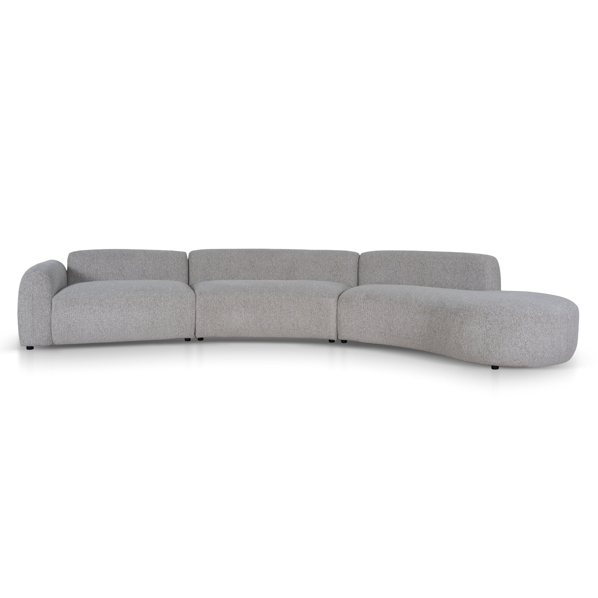 Right Chaise Modular Sofa - Mushroom Beige