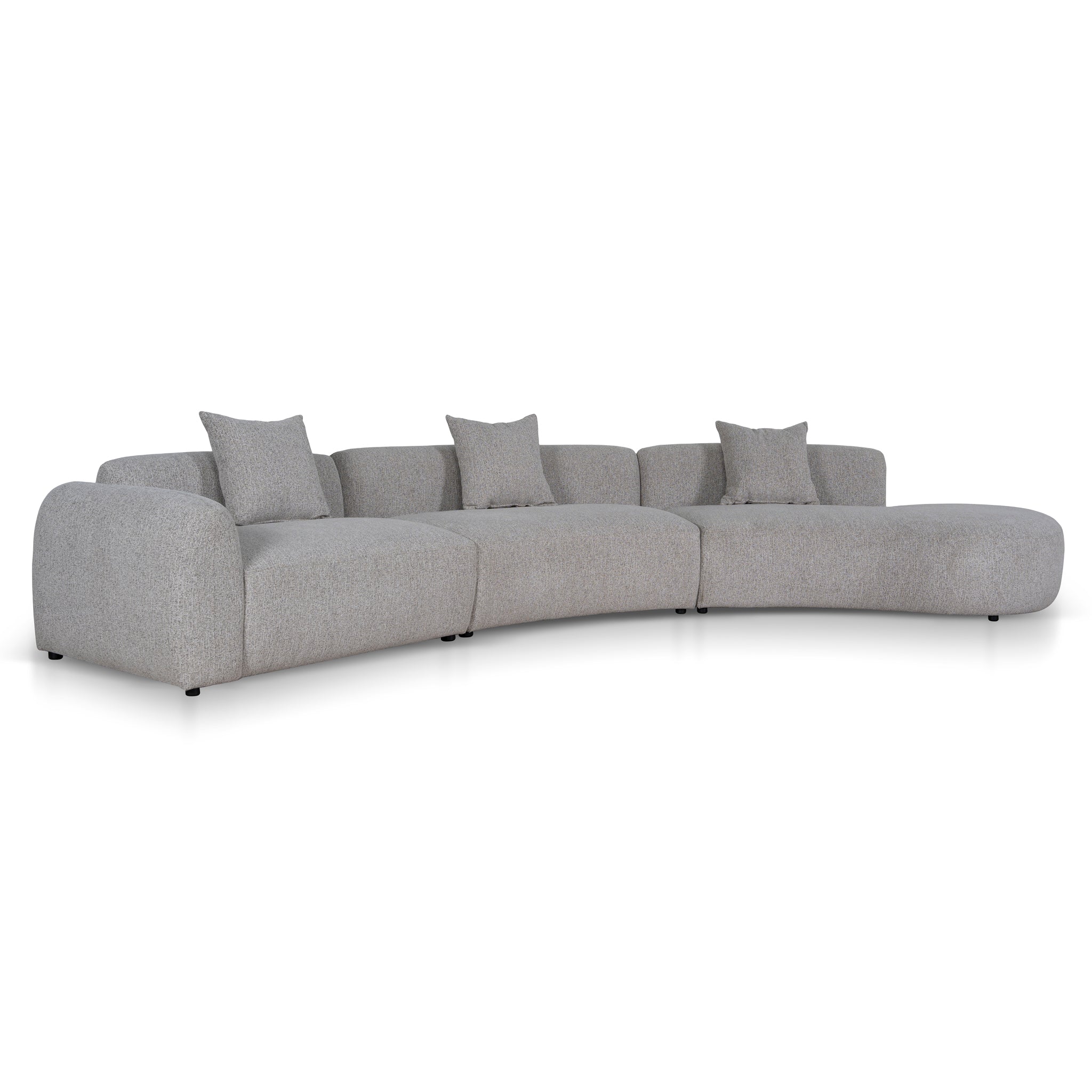 Right Chaise Modular Sofa - Mushroom Beige