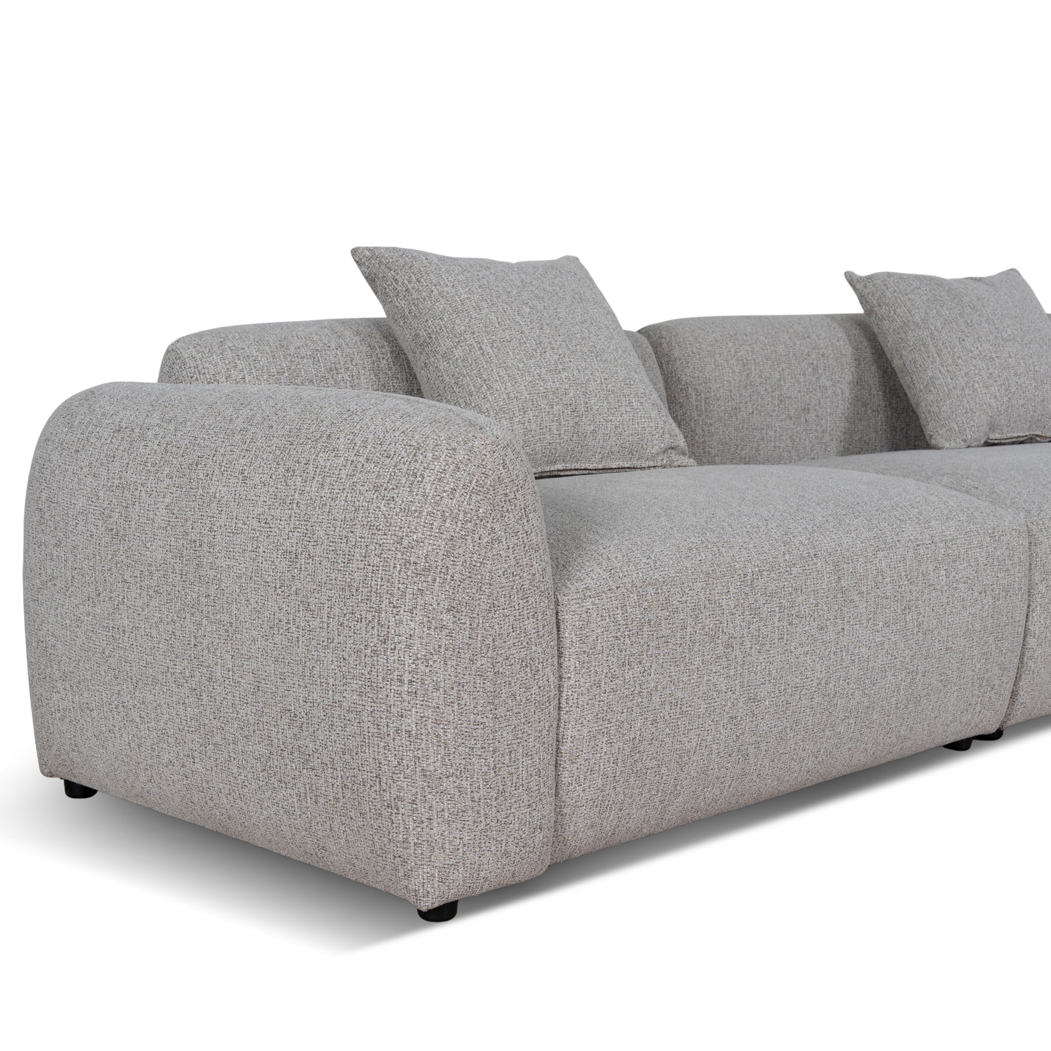 Right Chaise Modular Sofa - Mushroom Beige