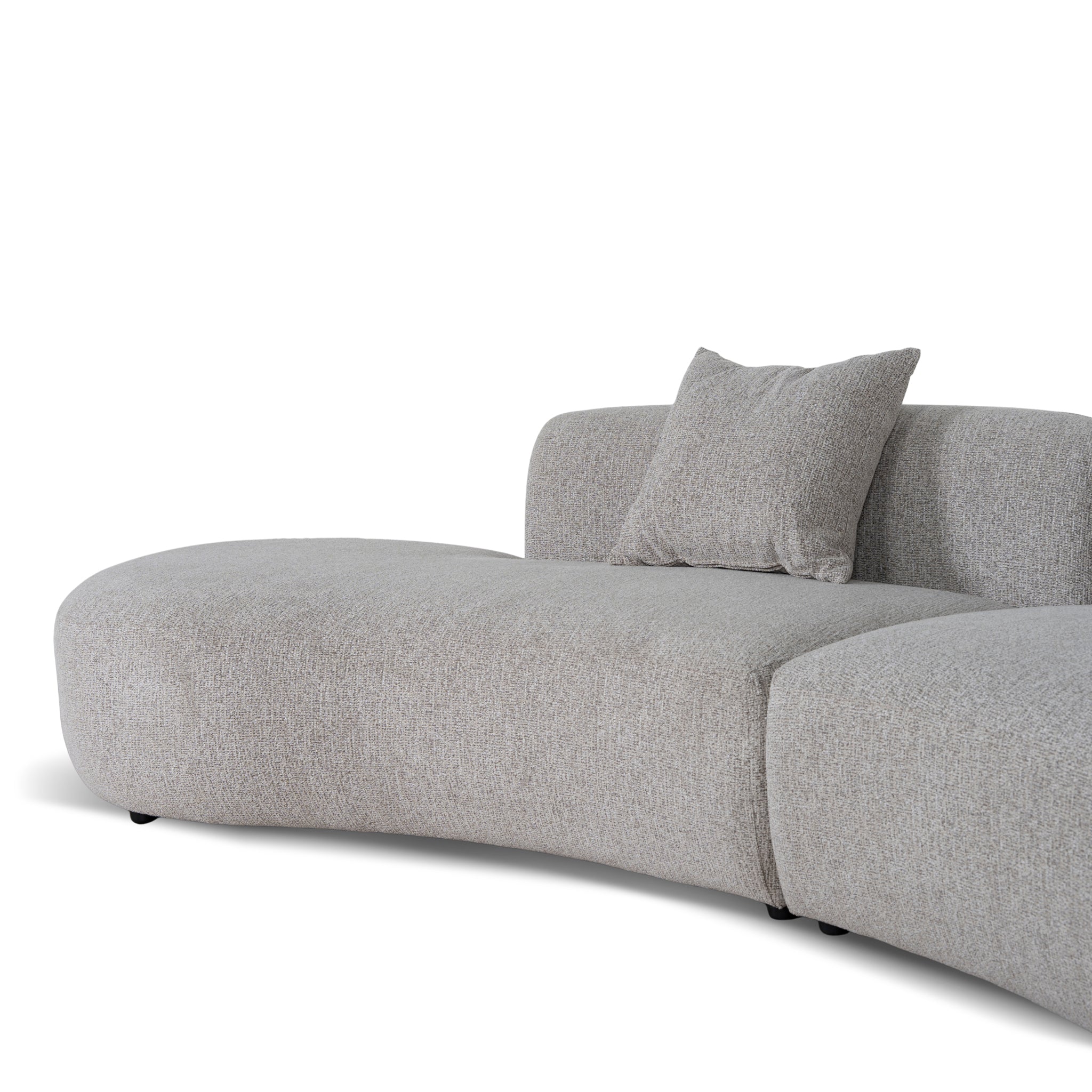 Left Chaise Modular Sofa - Mushroom Beige