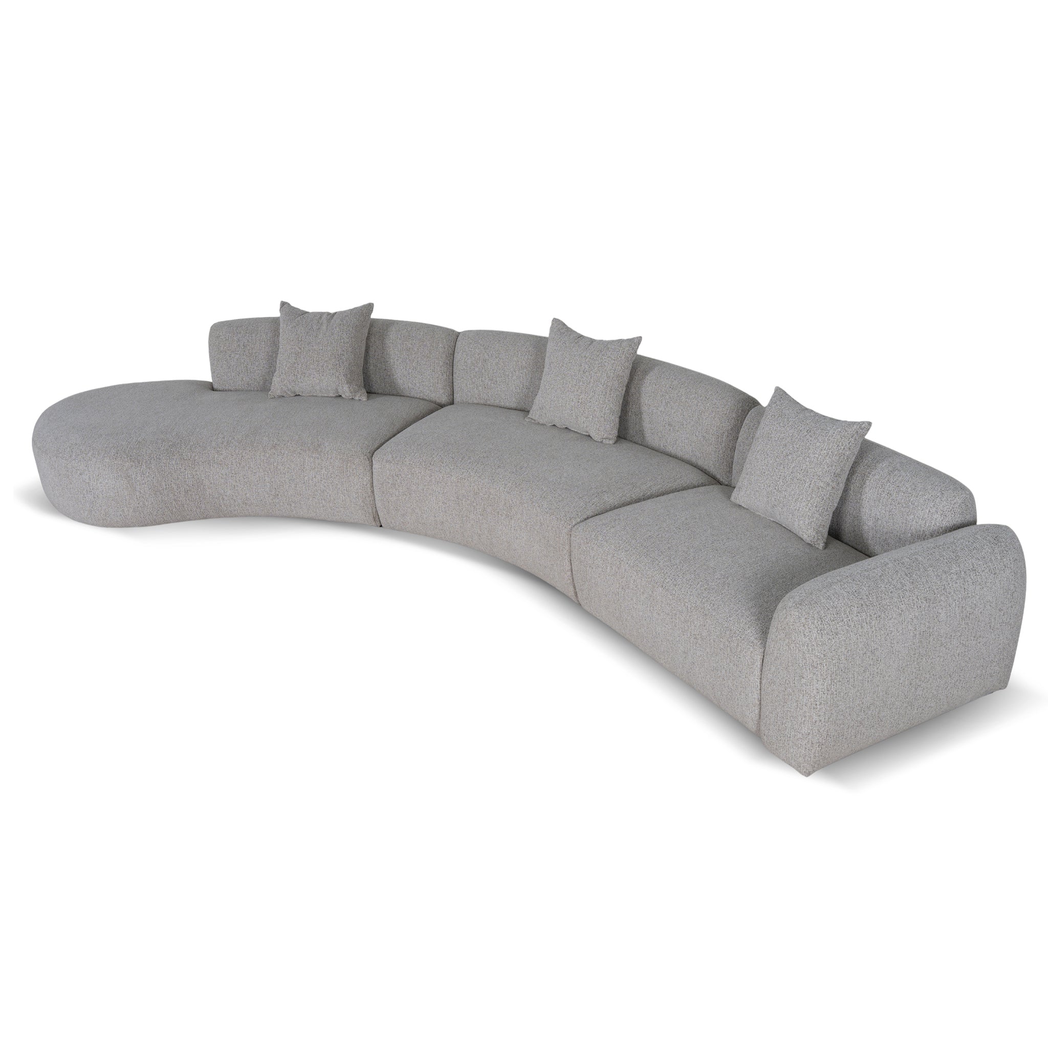 Left Chaise Modular Sofa - Mushroom Beige