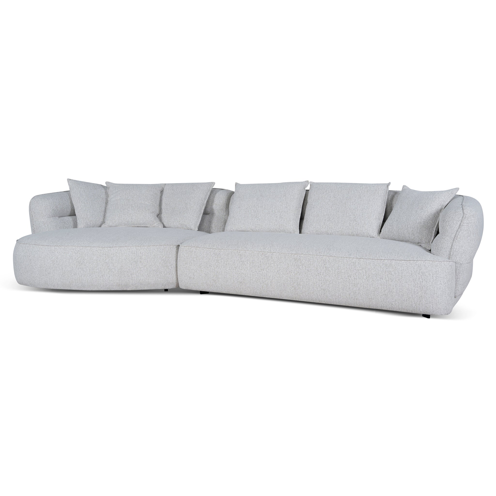 Left Chaise Sofa - Almond Beige
