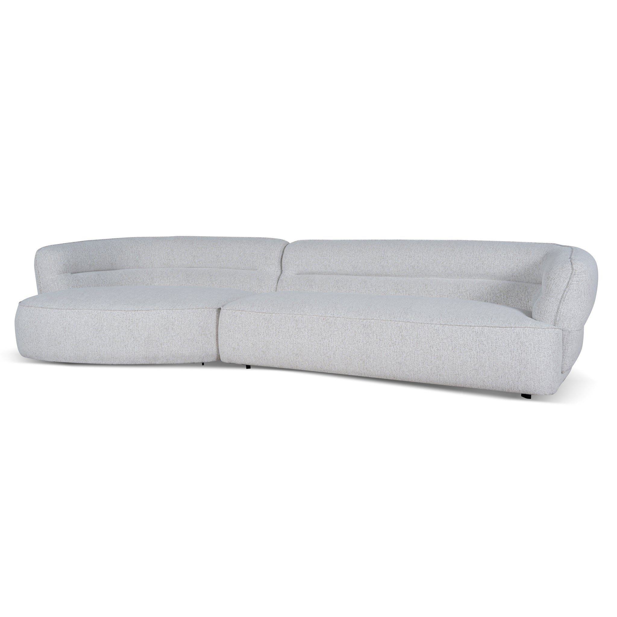 Left Chaise Sofa - Almond Beige