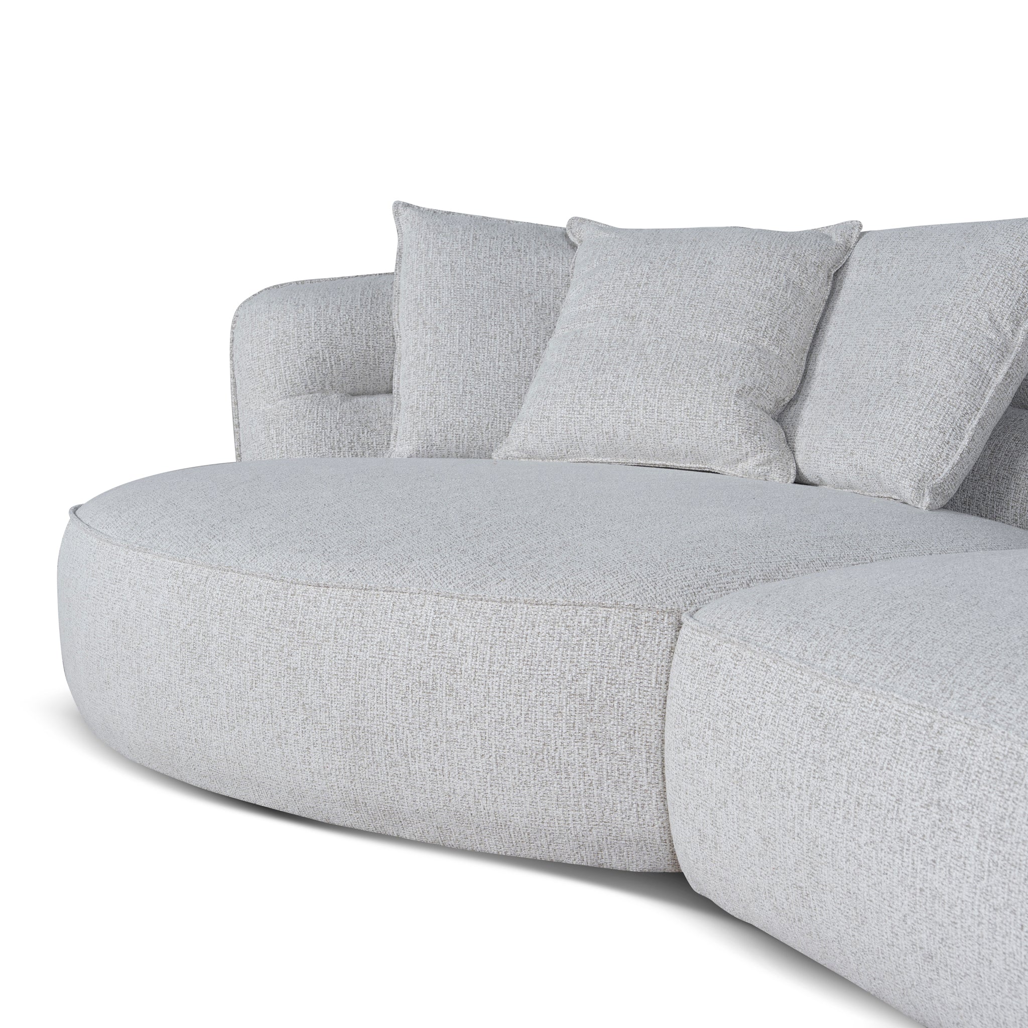 Left Chaise Sofa - Almond Beige