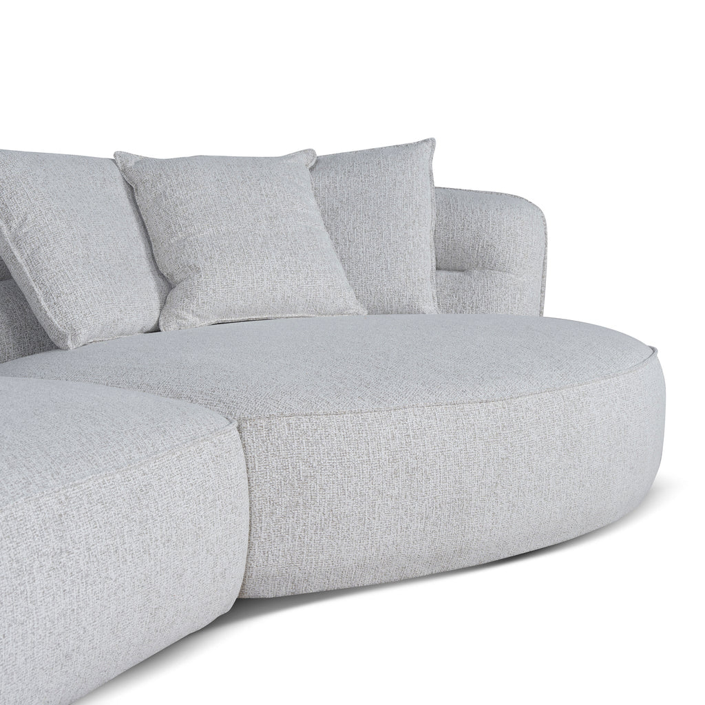 Right Chaise Sofa - Almond Beige