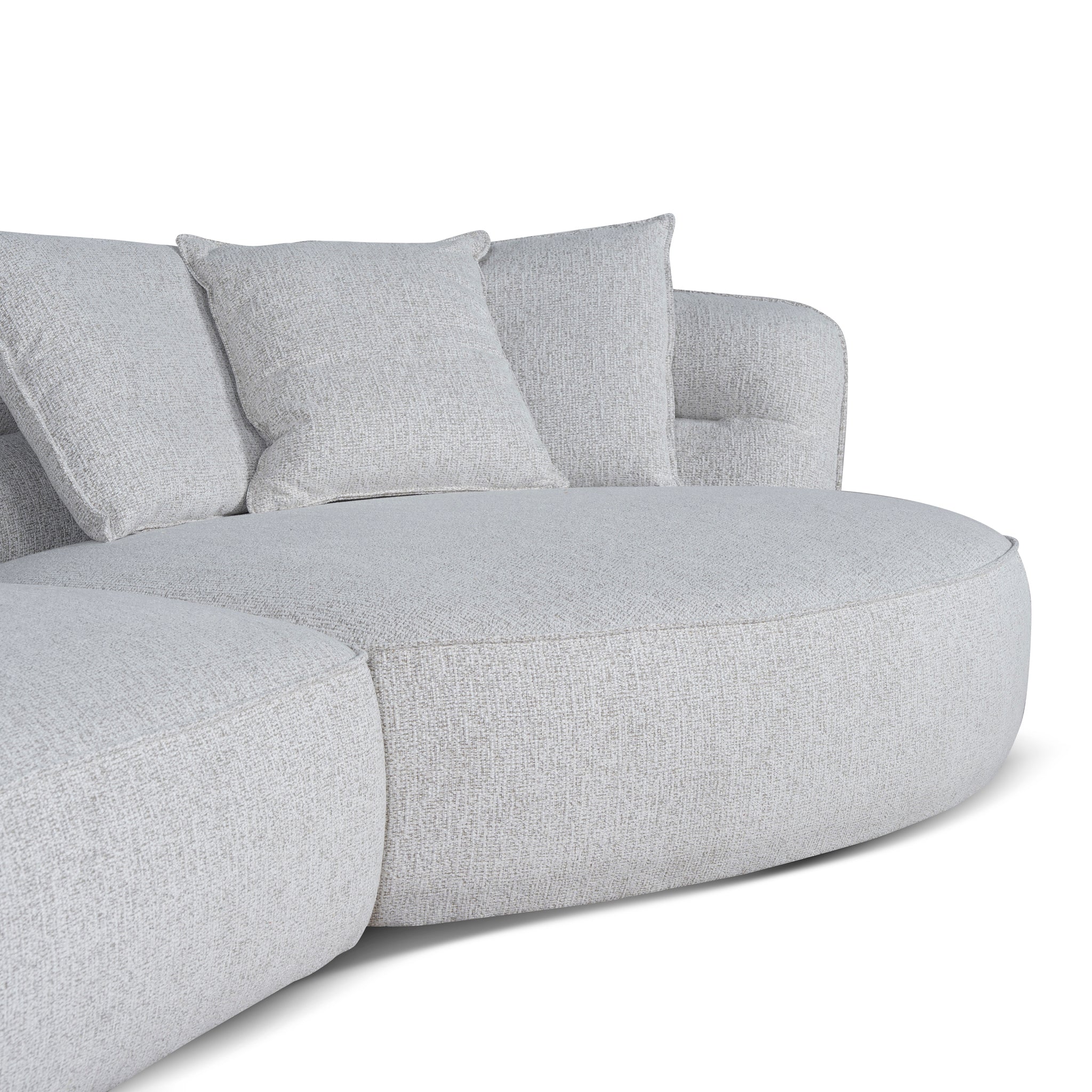 Right Chaise Sofa - Almond Beige