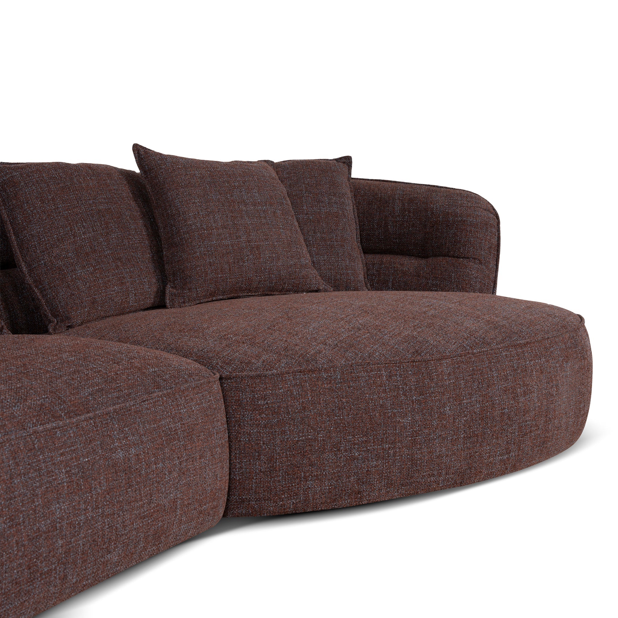 Right Chaise Sofa - Moss Brown