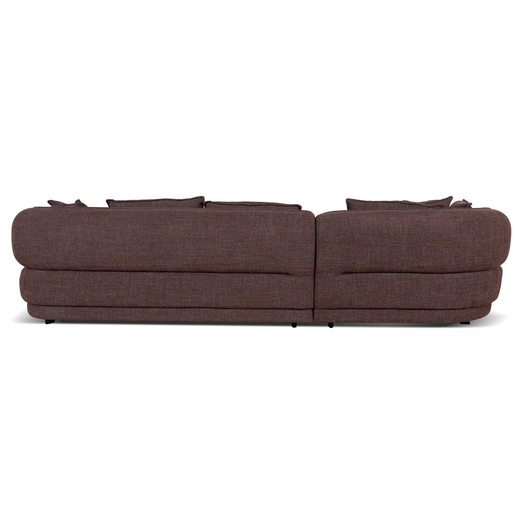 Left Chaise Sofa - Moss Brown