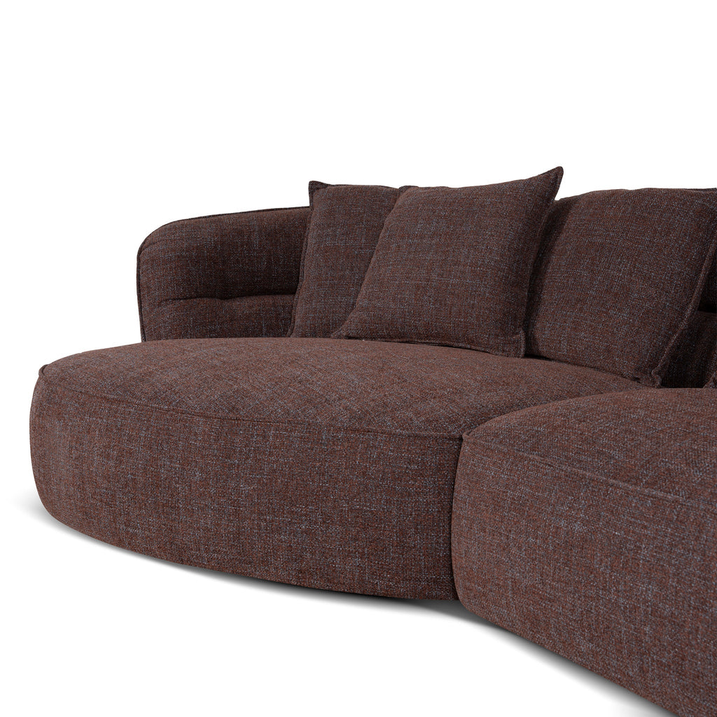 Left Chaise Sofa - Moss Brown