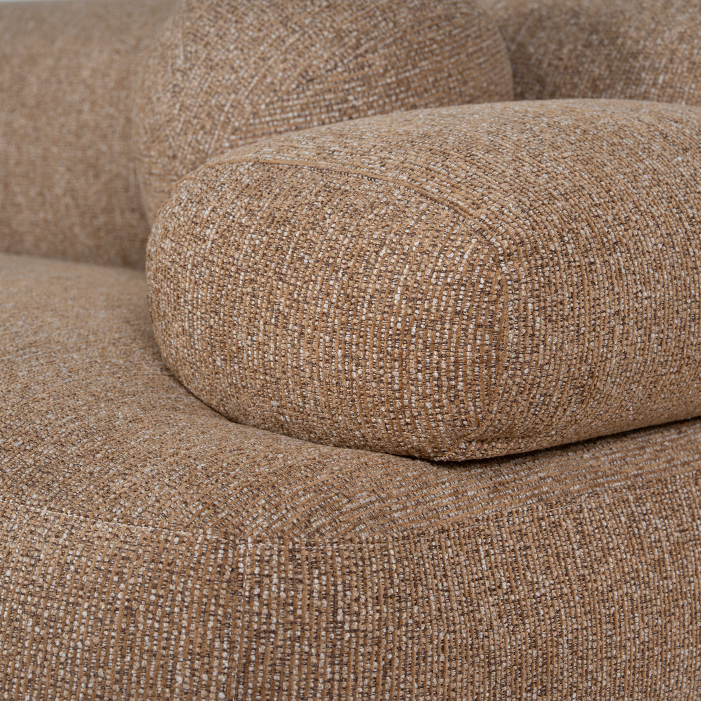 4 Seater Sofa - Almond Brown