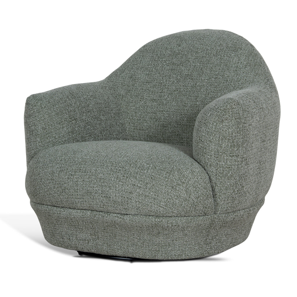 Swivel Armchair - Coral Light Green