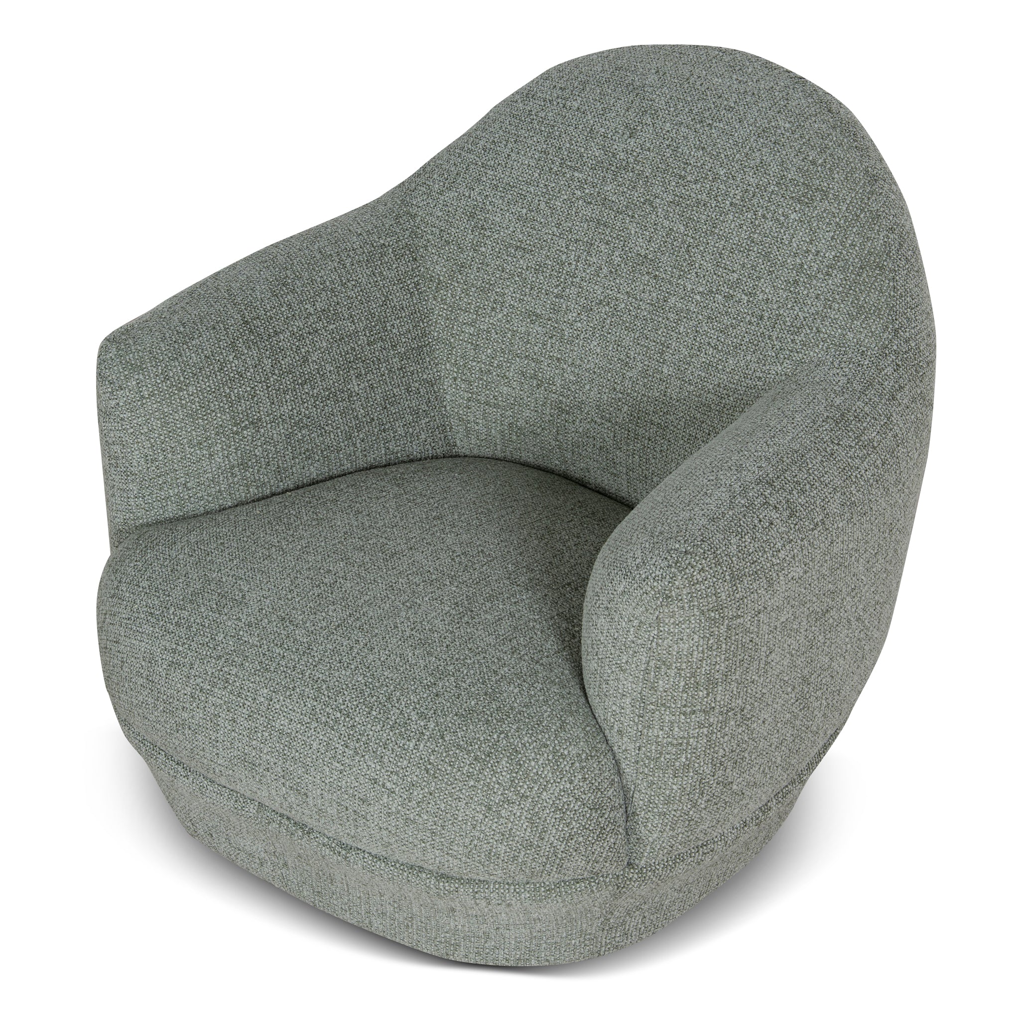 Swivel Armchair - Coral Light Green