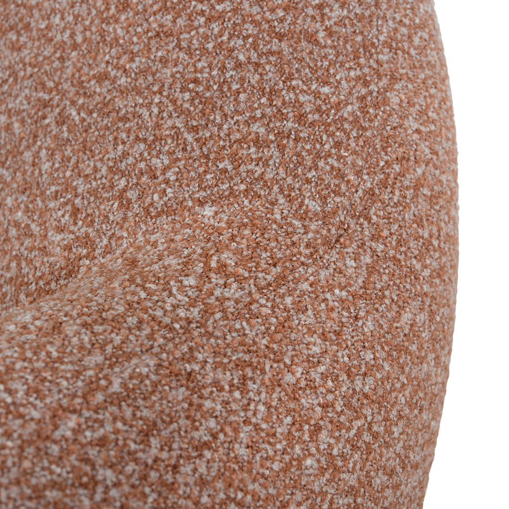 Swivel Armchair - Terracotta Brown