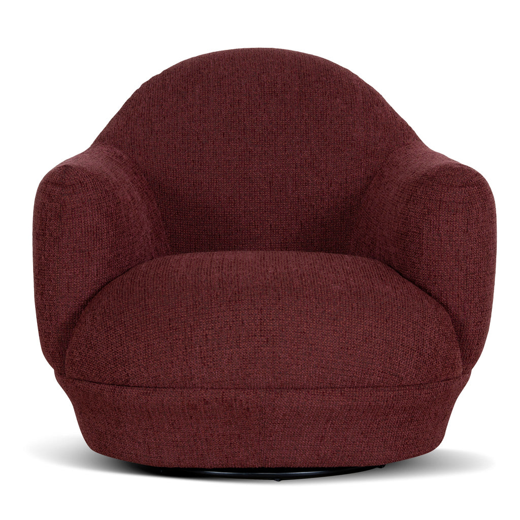Swivel Armchair - Rustic Red
