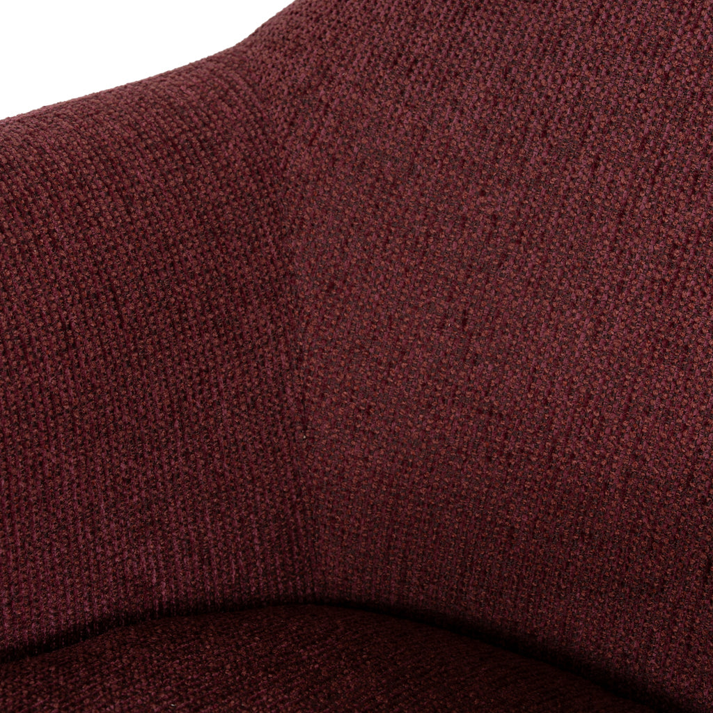 Swivel Armchair - Rustic Red