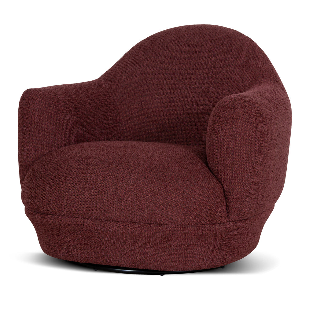 Swivel Armchair - Rustic Red