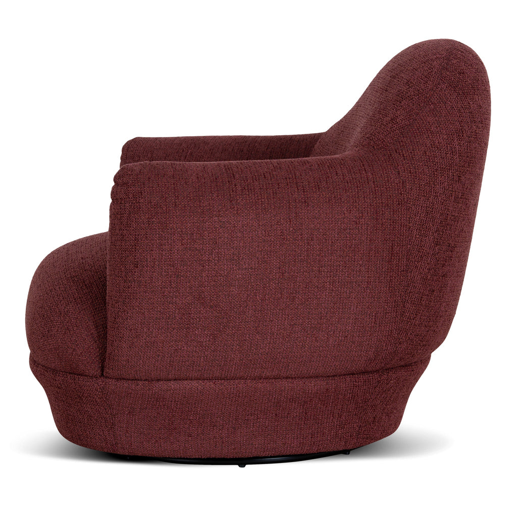 Swivel Armchair - Rustic Red