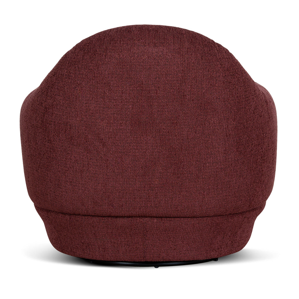Swivel Armchair - Rustic Red