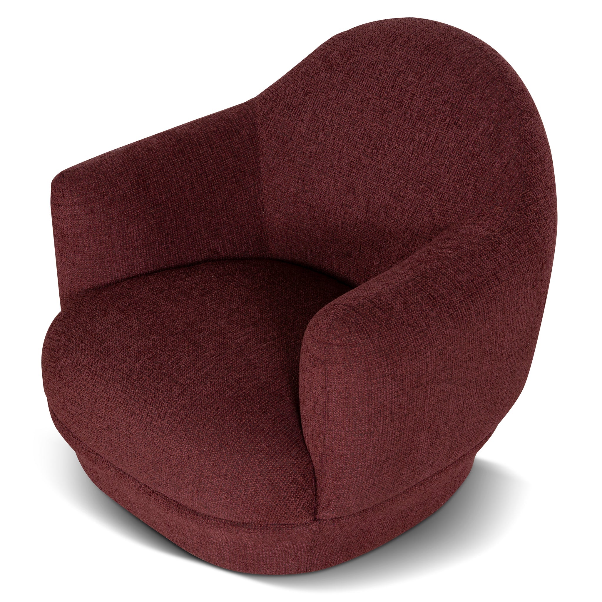Swivel Armchair - Rustic Red