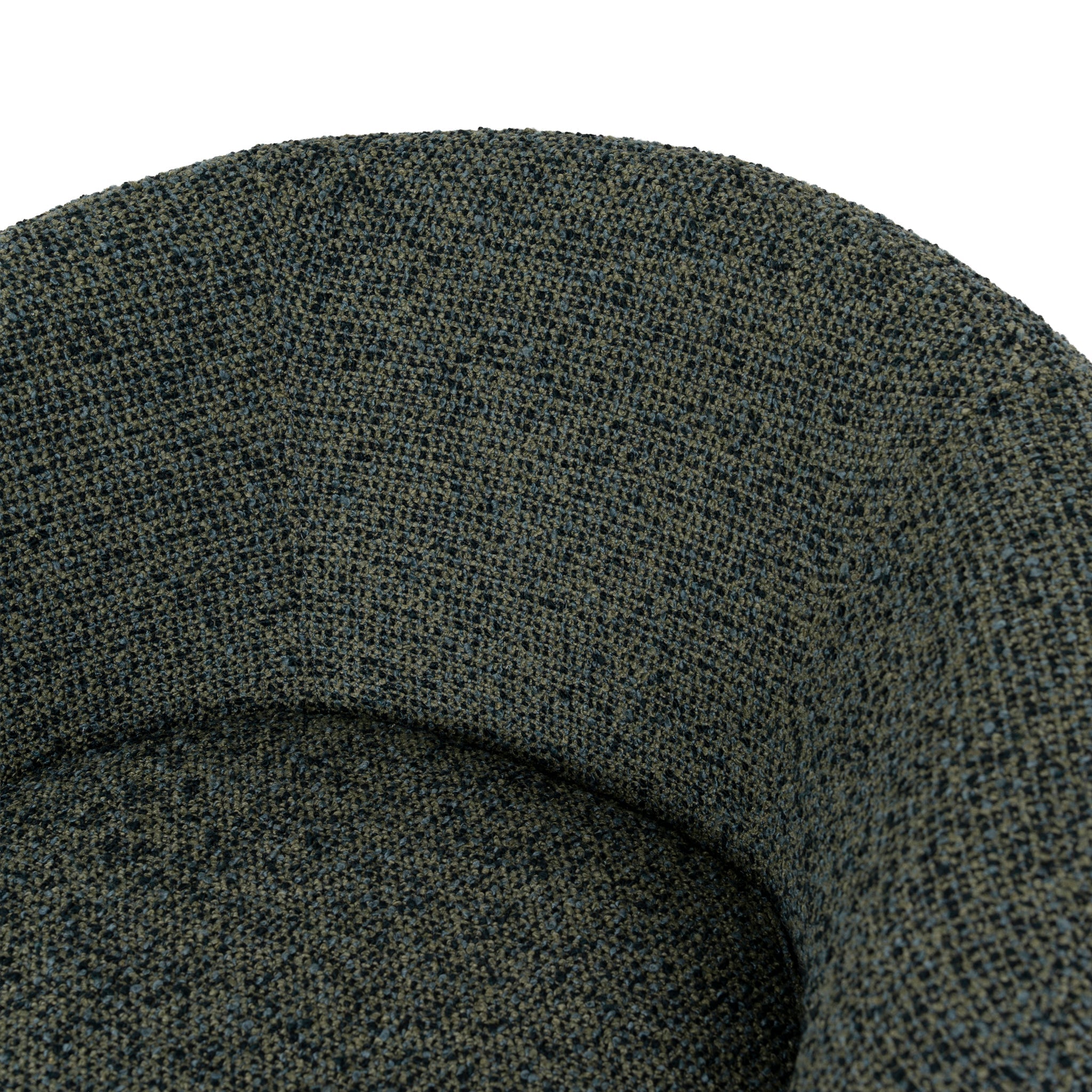 Fabric Swivel Armchair - Dusky Green